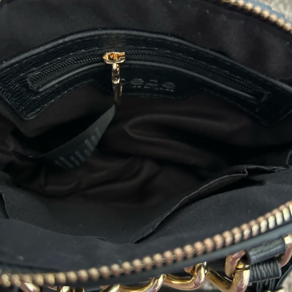 Mini Bebe crossbody purse | black with gold details - Picture 6 of 8